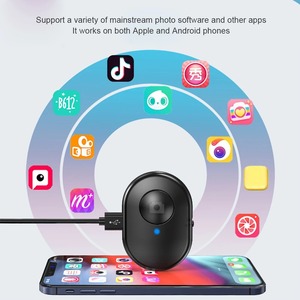 Mini autoscatto ricaricabile Wireless compatibile con otturatore Selfie Stick con interruttore fotografico - Product Image 4