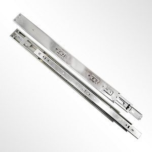 GOOD & E-Shining Teleskopkanal-Schubladen führung 35mm Industrial 3-fach Voll auszug Soft Close Kugellager Schubladen führungen - Product Image 3