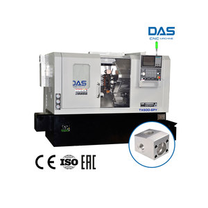 Máquina de torno CNC Fanuc de 220V de alta precisión, servicio medio, tipo Vertical de un solo husillo de 6 pulgadas para procesamiento de precisión - Product Image 1