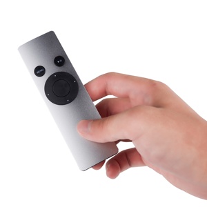 Güzel tasarım gümüş metal alüminyum alaşım kabuk kızılötesi uzaktan kumanda IR/2.4G TV uzaktan kumanda - Product Image 4