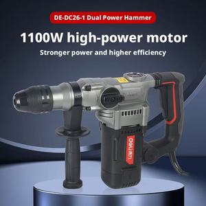 Trapano a Percussione Rotativo Industriale ad Alta Potenza 1000W, Energia d'Impatto 5J, 4500BPM, 3 Velocità, per Calcestruzzo, 26mm, 220V, con Luce LED Integrata - Product Image 3