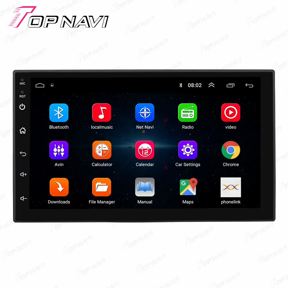 Topnavi 7 zoll IPS-bildschirm tragbares Auto-Stereo-System Navigation Carplay Android Auto Autoradio pantalla android coche