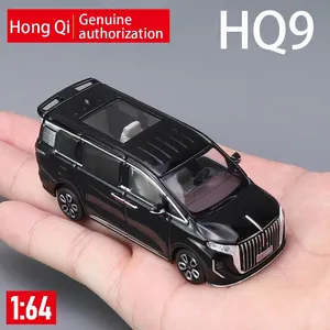 1/64 HongQi合金レーシングカーモデルダイキャストメタル車プルバックサウンドとライトメタルカーモデル子供用おもちゃ - Product Image 2