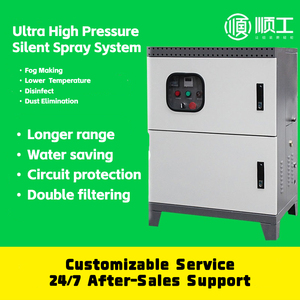 3KW/15L High Pressure Landscape Mist <strong>Maker</strong> Equipment Cool Artificial <strong>Fog</strong> <strong>System</strong> for Forest Landscaping Sprayers Main Unit - Product Image 4