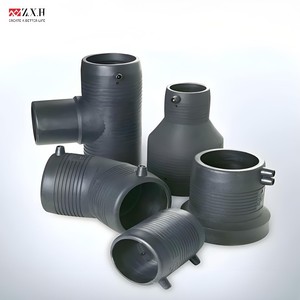Z.X.H Hotsale Electrofusion Tee Plastic Connector Steel Wire Mesh Skeleton Reinforced Composite HDPE Pipe Fitting Plastic <strong>Tubes</strong> - Product Image 3