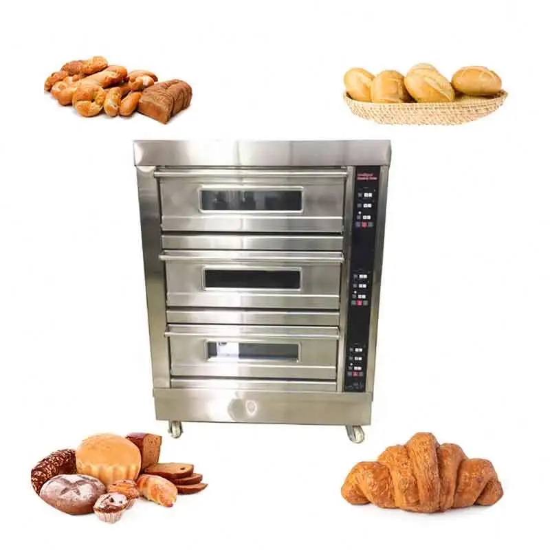 Aanpasbare Bakkerijapparatuur Gebruikt Bakoven Voor Broodcirkel Machin Broodbakoven
