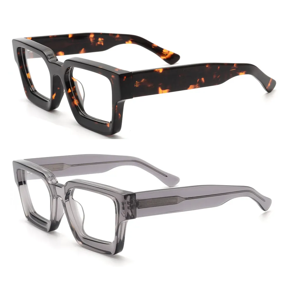 Óculos ópticos de acetato, mais novo óculos feito à mão, armações óticas de acetato, para óculos unissex, venda quente, 2023
