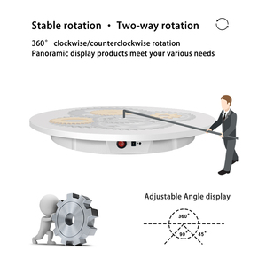 Big Size 60CM Remote Control <strong>Rotating</strong> <strong>Display</strong> Stand 360 Panoramic Automatic Electrical Turntable 100KG Load Exhibition <strong>Rotation</strong> - Product Image 2