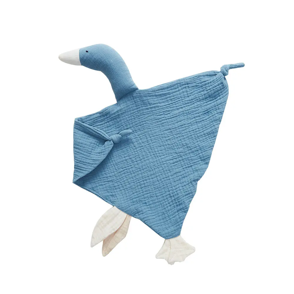 Популярная 100% хлопковая мягкая креповая ткань, одеяло, кукла-кукла из марлевой лышки