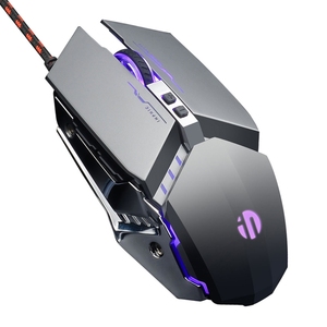 Infico PW2 4000 DPI 6 tasti Home Office luminoso Macro programmazione USB gioco meccanico Mouse cablato - Product Image 1