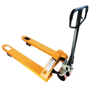 Camión de carga y descarga hidráulico de paletas con conductor de Manejo de paletas manual reforzado con venta directa de fábrica de tres ruedas - Product Image 1