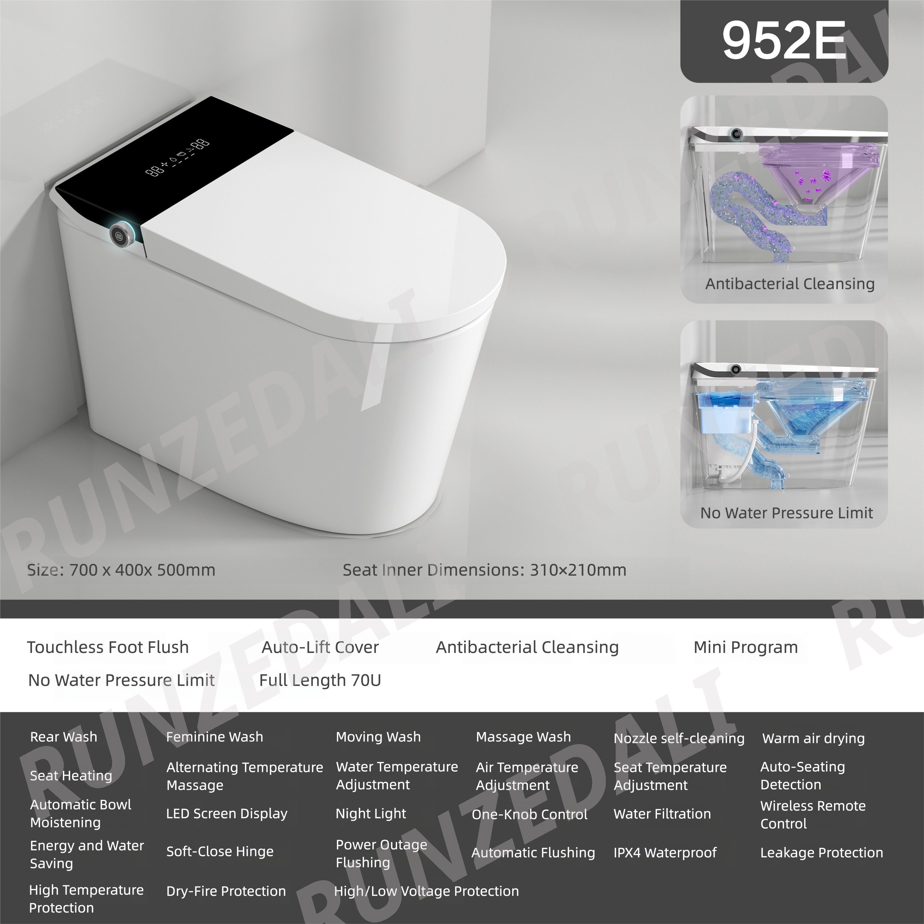 Configuration haute (avec réservoir)