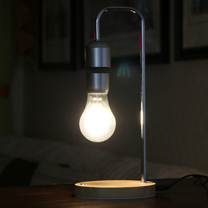 360 Rotating Floating Magnetic Electromagnetic Table <strong>Lamp</strong> Levitation Light Bulb with Wireless <strong>Charging</strong> for Cellphone - Product Image 5