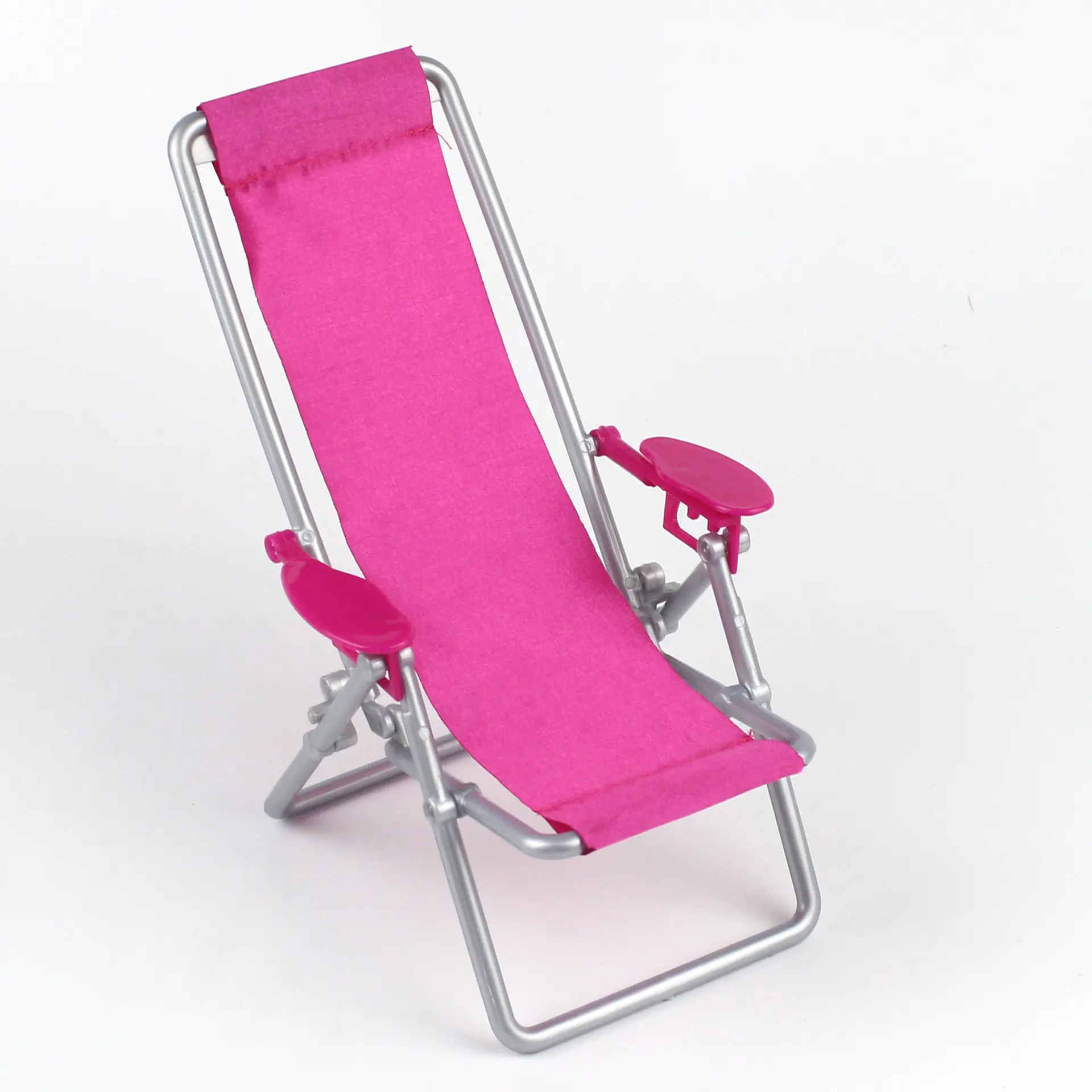 2024 casa delle bambole per bambini di simulazione pieghevole spiaggia sedia di plastica giocattolo mini sedia per il tempo libero accessori per la casa