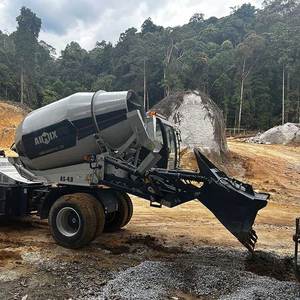 Aimix 4m3 caminhão de misturador de concreto pronto para carregamento automático