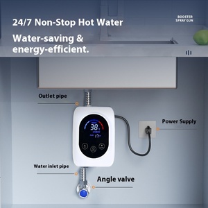 Hộ Gia Đình Mới Mini Ngay Lập Tức Máy Nước Nóng Điện Nhỏ Nhanh Chóng Sưởi Ấm Thiết Bị Nhà Bếp Kho Báu Nhanh Chóng Sưởi Ấm Vòi Hoa Sen Máy Nước Nóng - Product Image 3
