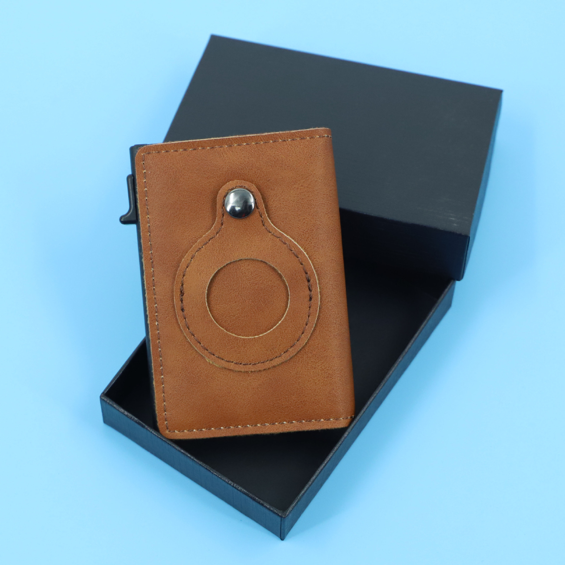 PU leather - brown