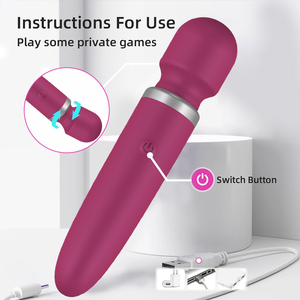Libo Adult Mastur bator Handheld <span class=keywords><strong>Dildo</strong></span> Vibrator AV Zauberstab Massage gerät Chinesische Produkte Sexspielzeug Box für Frauen Silikon maschine - Product Image 2