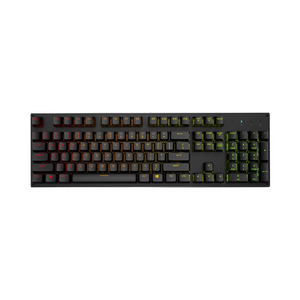 Teclado mecánico con cable de 104 teclas con iluminación de color Material ABS Idioma inglés para juegos - Product Image 1