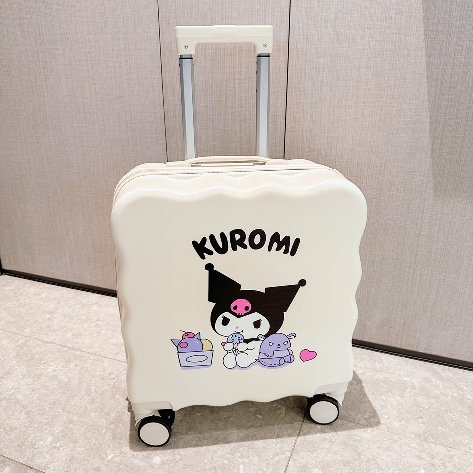 white kuromi with cup holder