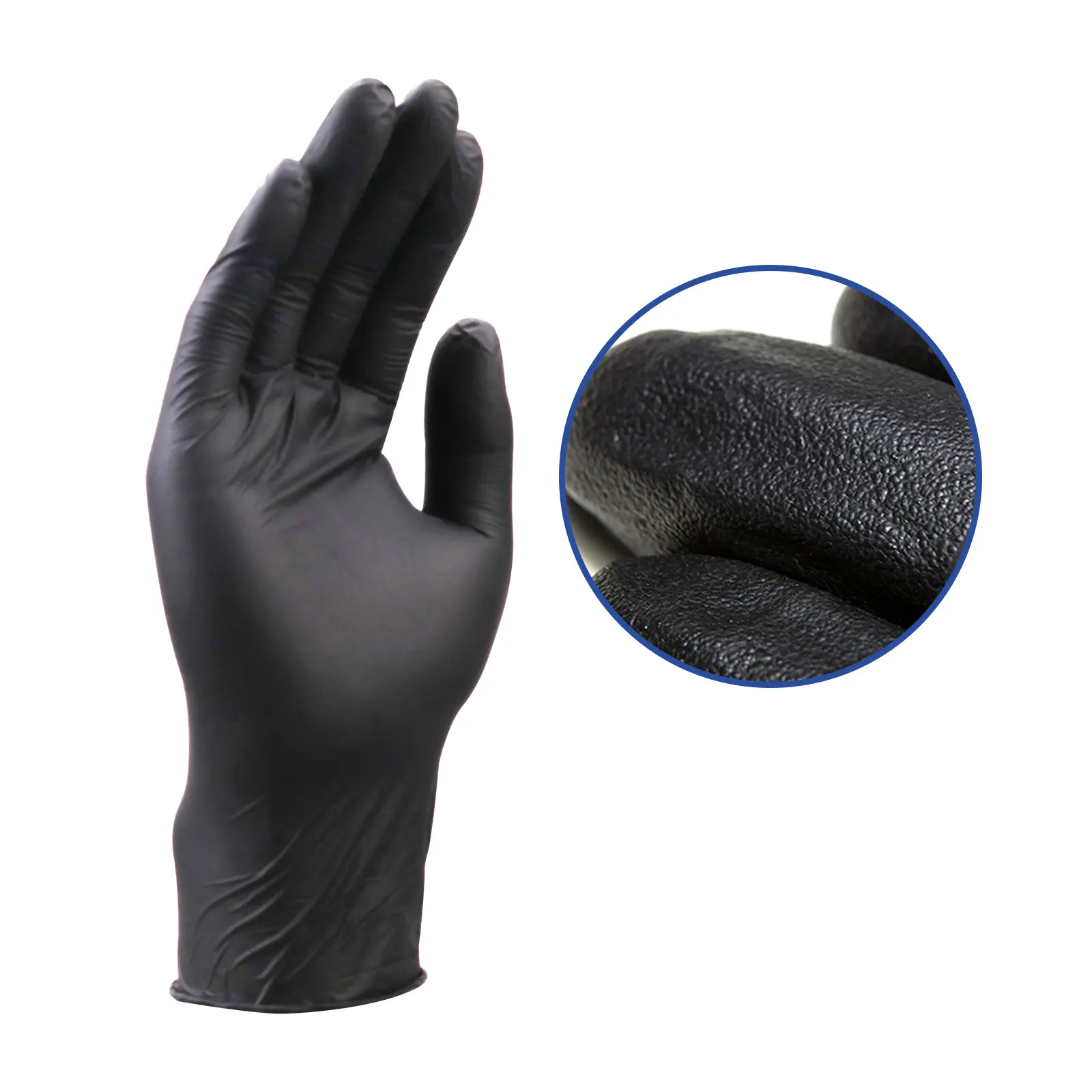 Xingyu, оптовая продажа, дешевые черные нитриловые перчатки, черные одноразовые нитриловые промышленные перчатки, сверхпрочные нитриловые перчатки