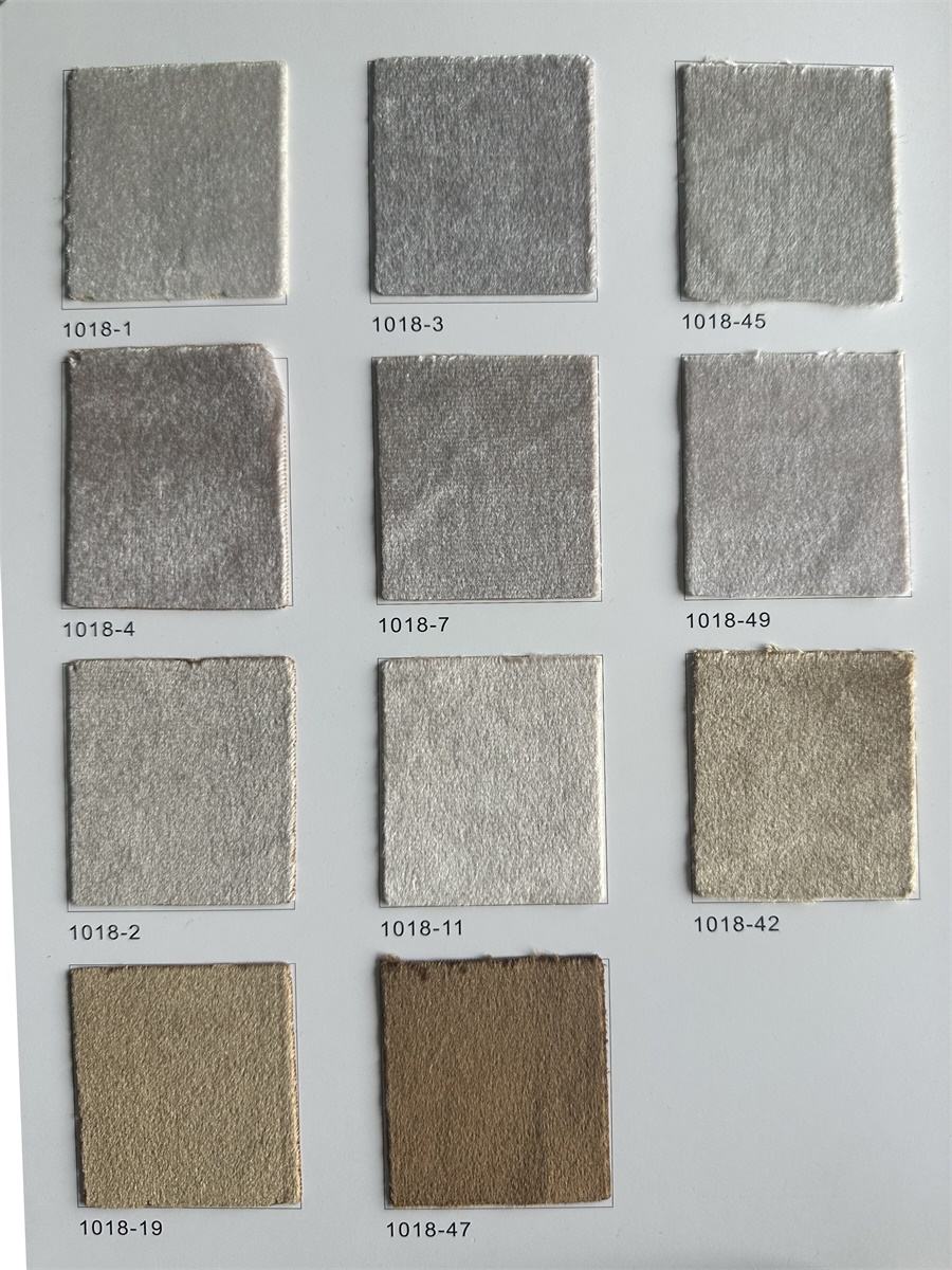 Plain Italian Velvet Colour Card(Sheen Feel)