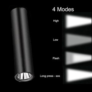 Aluminum Mini <strong>Led</strong> Pen Flashlight Torch Flash Light Long Range with 18650 Battery 4 Light Modes - Product Image 6