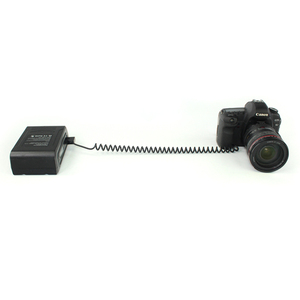 佳能5D Mark III IV 6D 7D 8D R5C相机的LP-E6虚拟电池电源电缆适配器。 - Product Image 2