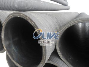 Dockage ID450mm üzerinde deniz tarama projesi için 4 kat 2D takviye kablosu ile esnek lastik hortumlar - Product Image 3