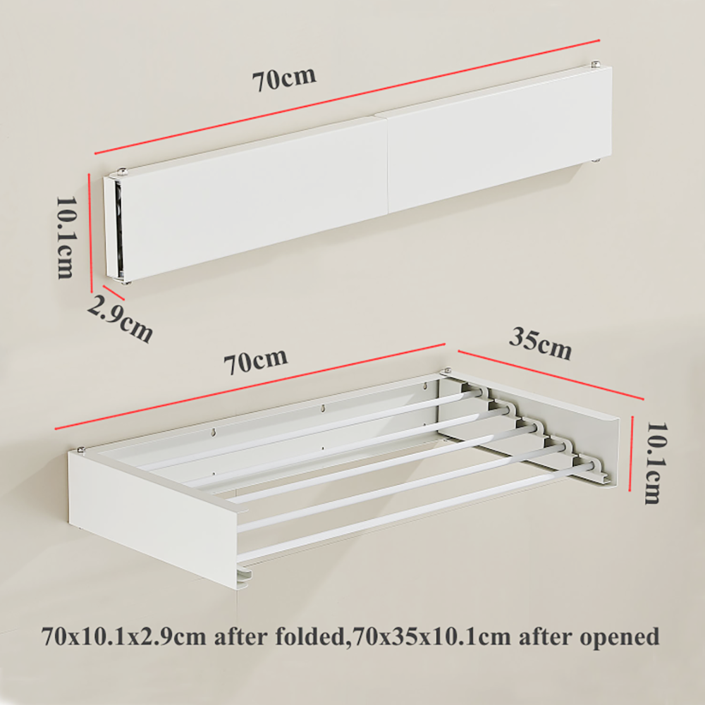 W1607 White 70cm
