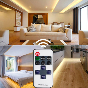 DC5-24V Mini 11 Tasten RF Drahtlose LED-Fernbedienung 12V führte Dimmer-Controller für einzelne Farbe Lichtst reifen - Product Image 2