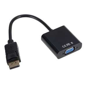 DisplayPort-adaptador de Cable DP a VGA, convertidor macho a hembra para ordenador, portátil, proyector de Monitor HDTV - Product Image 3