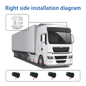 Truck Bus Auto Car Reverse Aid Backup Digital Radar Detector Reverse Parking <strong>Sensor</strong> Kits with 4 <strong>Sensor</strong> for Heavy Duty <strong>Vehicle</strong>