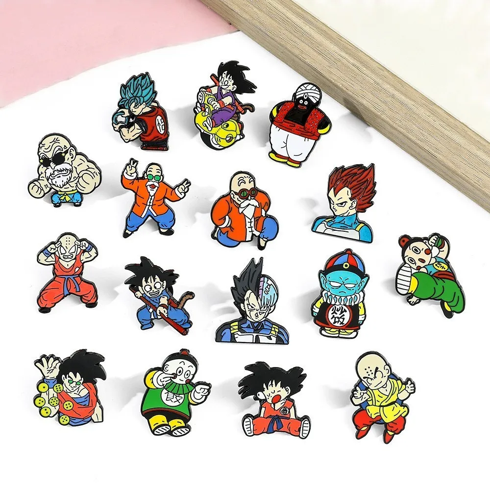 Giappone Dragon Ball Souvenir cartoni animati Anime spilla scimmia monaco lega smalto spilla