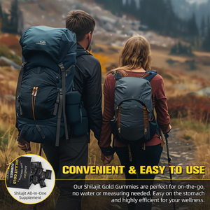 Naturel potensi sangat Optimal Shilajit Pur Gummies asli murni Shilajit Puro Vitamin Wild cultived Mason Jar untuk pria - Product Image 5