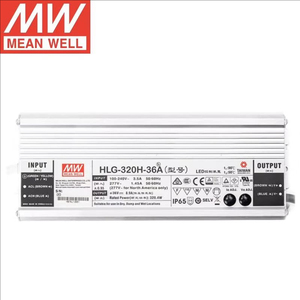 Mean Well HLG-320H-36A <strong>AC</strong>/<strong>DC</strong> Power <strong>Adapter</strong> 7 Years Warranty 320W 36V <strong>DC</strong> Power Supply IP65 LED Driver <strong>input</strong> 47-63Hz - Product Image 1