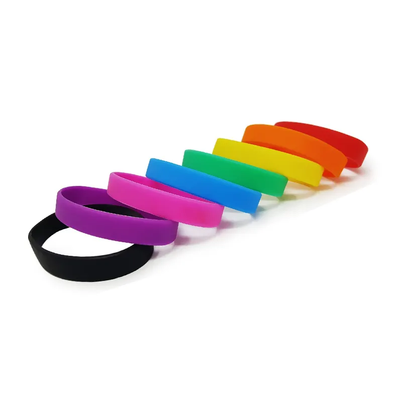 Bracelet en caoutchouc personnalisé Bracelet de sport Bracelets promotionnels Logo personnalisé Bracelet en silicone