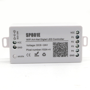 DC5V-24V 12 В SP801E арт-сеть волшебный светодиодный Wi-Fi контроллер матричный панельный модуль WS2812 WS2811 световая полоса Беспроводное управление IOS Android - Product Image 1