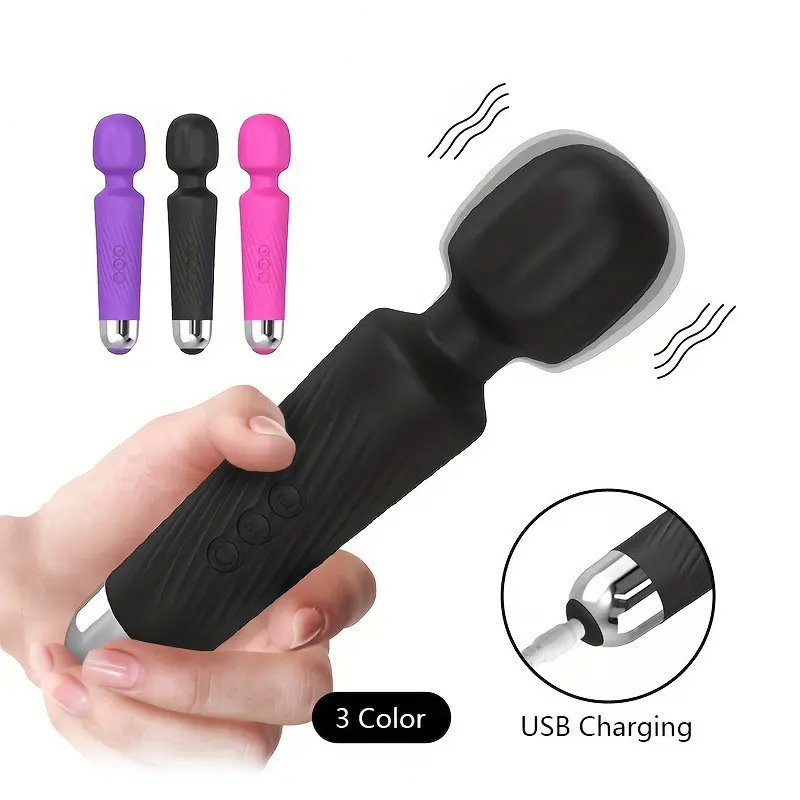 Großhandel wiederaufladbarer silikon starker Sexspielzeug Erwachsene Mini-AV-Stift kabellos Körper-Persönliche Massage-Stift Vibrator für Paare