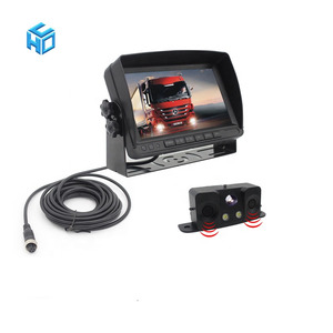 Parking <strong>Sensor</strong> 5 in 1 Truck <strong>Reversing</strong> 7 Inch Monitor Built-in 2pcs Radar <strong>Reversing</strong> Backup Camera Truck Parking <strong>Sensor</strong> <strong>System</strong> - Product Image 1