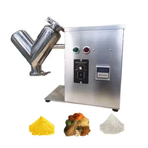 Gıda işleme karıştırıcı Motor tozu granüler malzeme karıştırma için laboratuvar kullanımı için yüksek hızlı paslanmaz çelik V tipi mikser - Product Image 1