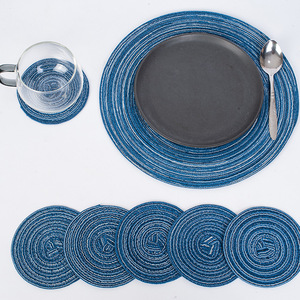 多尺寸日本隔热桌装饰垫跨界编织家用杯垫地垫 - Product Image 4