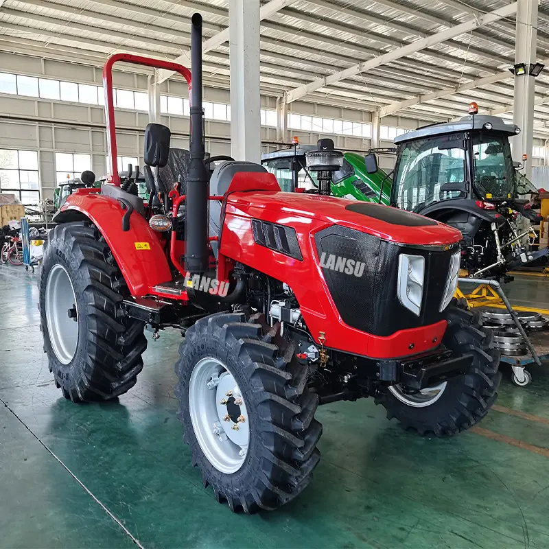 China Hot Sale Farm 4 X4 Rad 4WD 40 PS 50 PS 60 PS 70 PS 90 PS 100 PS Traktor Frontlader Farm Traktor Preis Garten traktor