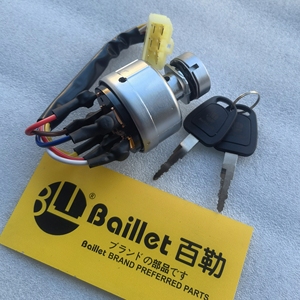 Starter Ignition Switch with <strong>Keys</strong> for <strong>Daewoo</strong> Doosan Fit for DH220-7 Excavator 2549-1153B Starter Control Ignition Switch - Product Image 5
