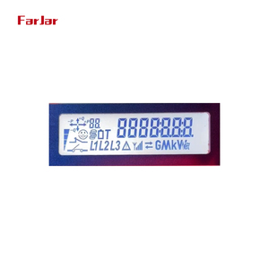 Lcd Zahnrad hersteller benutzer definierte 7 Segment transparente Energie zähler Temperatur medizinischen Monitor LCD-Anzeige modul mit Hintergrund beleuchtung - Product Image 1