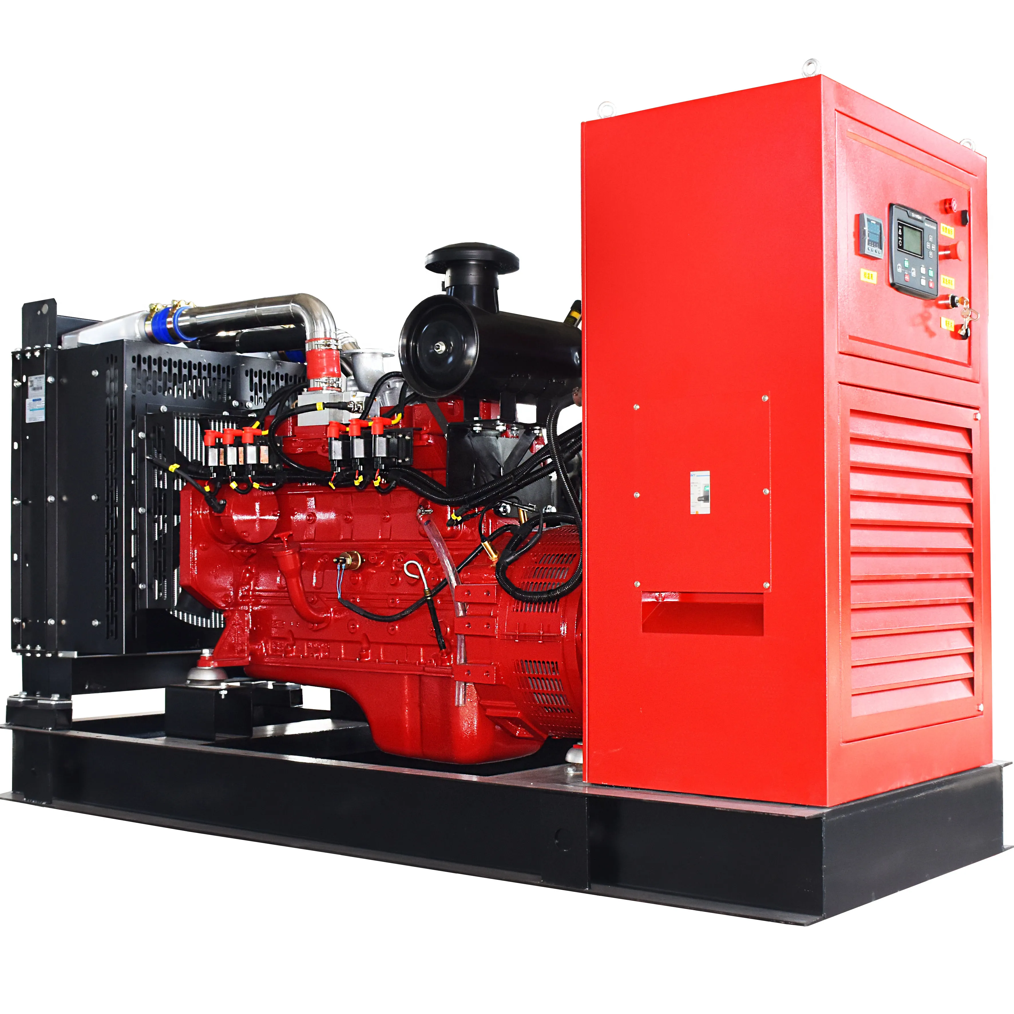 Genset gas naturale 100KW 6BTAA gpl generatore di biogas motore 100KVA generatore di Biogas set di biomassa turbina a gas motore