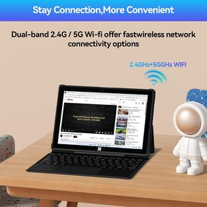 10.1英寸平板电脑英特尔J4125中央处理器视窗11触摸屏Wifi平板电脑，带键盘2合1笔记本电脑 - Product Image 5