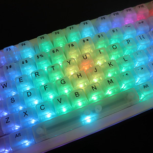 130键机械键盘透明ABS轮廓MDA键帽 - Product Image 3