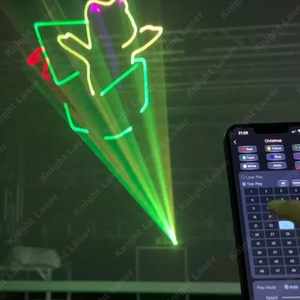 Dj bluetooth пульт дистанционного управления приложением 2 Вт 3d анимационный Сканер Dj Лазерный свет с Android - Product Image 5