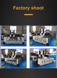 1825 <strong>CNC</strong> <strong>Multi</strong>-Axis Stone <strong>Router</strong> <strong>with</strong> <strong>Rotary</strong> Attachment for Columns/Scultptures Featuring Core Components Motor Gear Bearing PLC - Product Image 5
